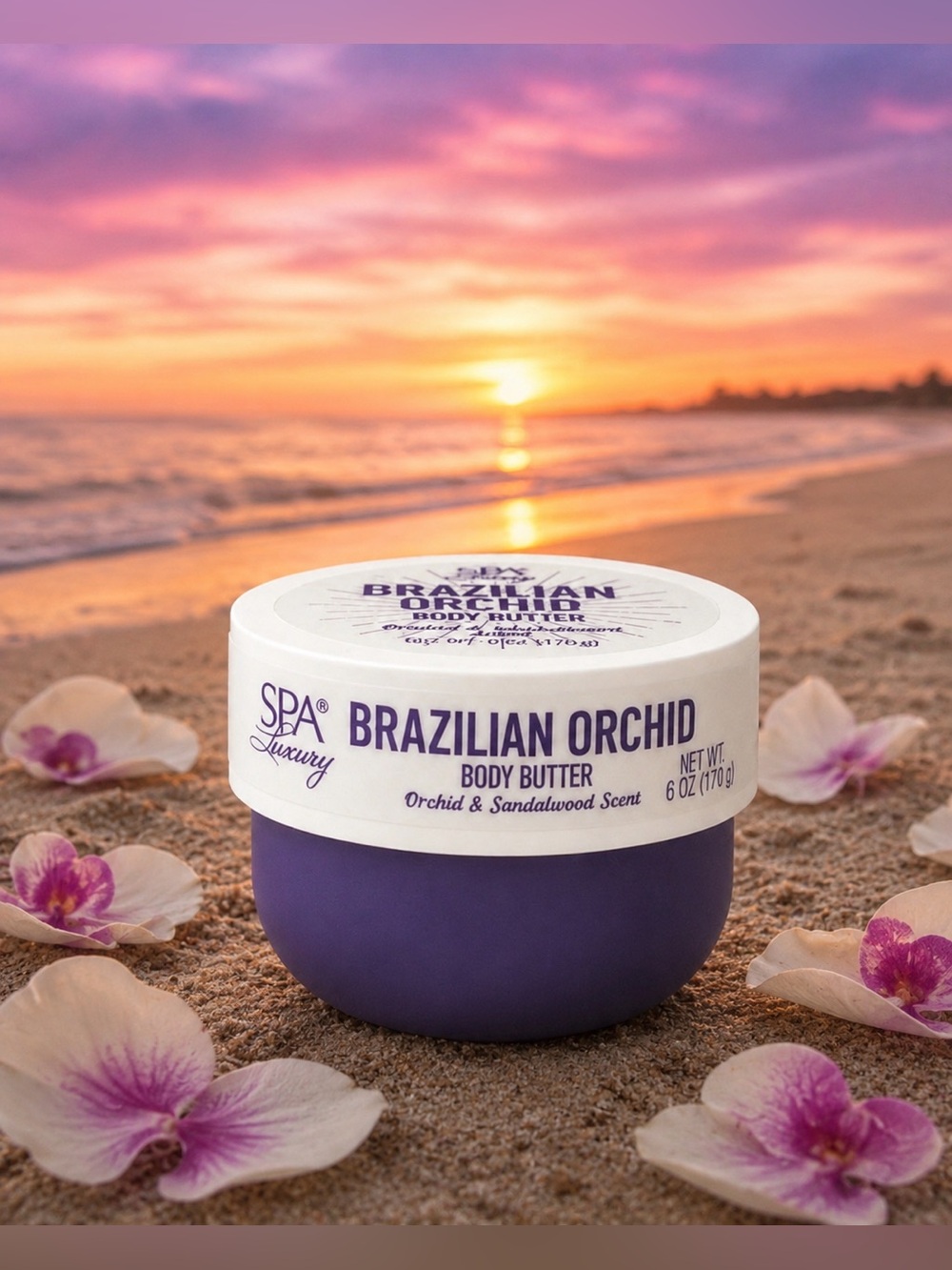 💜NWT Tik Tok Viral!! Spa Luxury Brazilian Sol Orchid & Sandalwood Body Butter💜